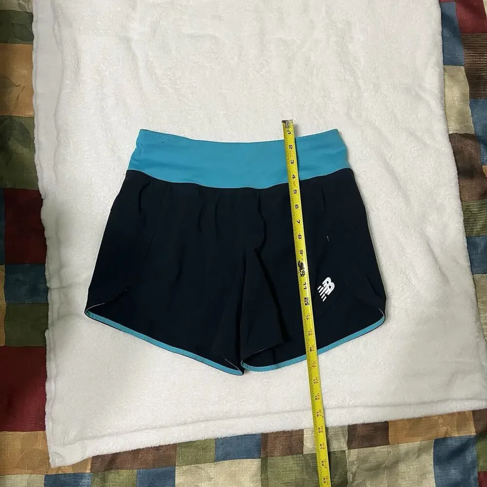 Lot Of 2 Women’s Gym Shorts Size Small Black Blue New Balance /all In Motion
